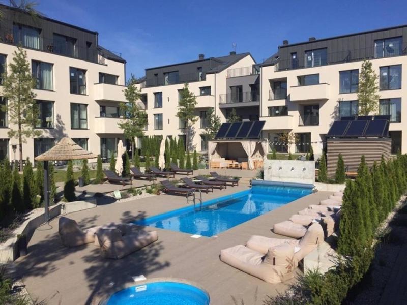 Super Mini Loft With Outdoor Pool. Lejlighed Palanga Eksteriør billede